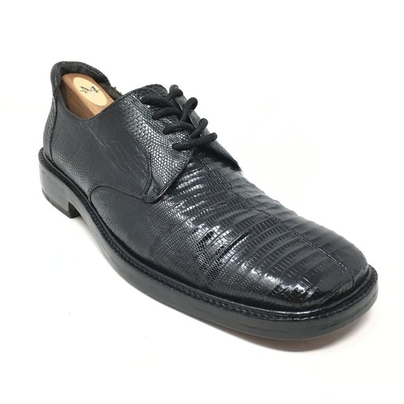 Mezlan Oxfords Shoes Size 8 Black Full Lizard main image 9